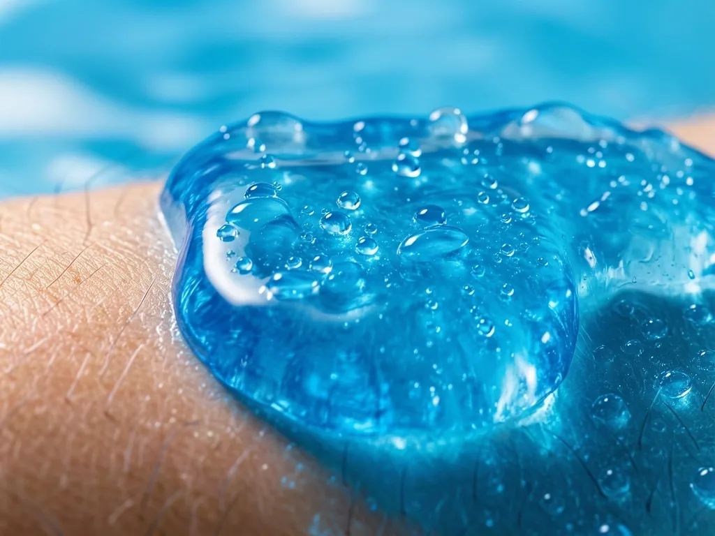 Gel de massage effet froid